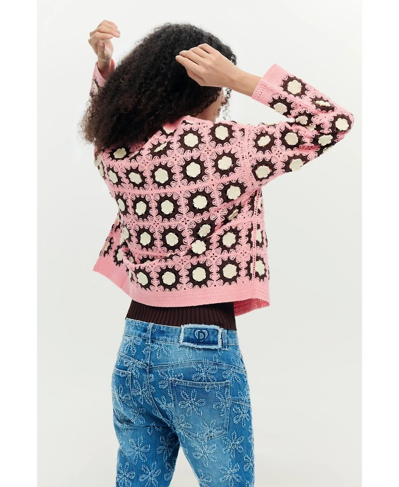 Desigual Women's crochet cardigan