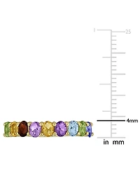 Macy's Multi-Gemstone (1-5/8 ct. t.w.) Ring in 18k Gold Flash Plated Sterling Silver