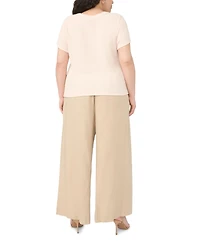 Vince Camuto Plus Crewneck T-Shirt