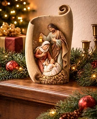 Napco Holy Family with Scroll