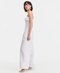 I.n.c. International Concepts Women's Linen-Blend Wide-Leg Pants, Macy's Exclusive