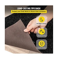 Sugift Waterproof Marine Boat Carpet 32 oz Anti Uv with Marine Latex Backing