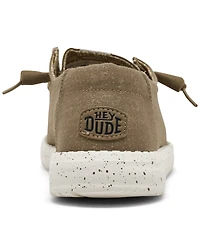 Hey Dude Women's Wendy Stretch Canvas Casual Moccasin from Finish Line