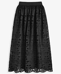 I.n.c. International Concepts Women's Eyelet Midi Skirt, Macy's Exclusive