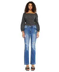 KanCan Women's Bernadette Mid Rise Bootcut Jeans