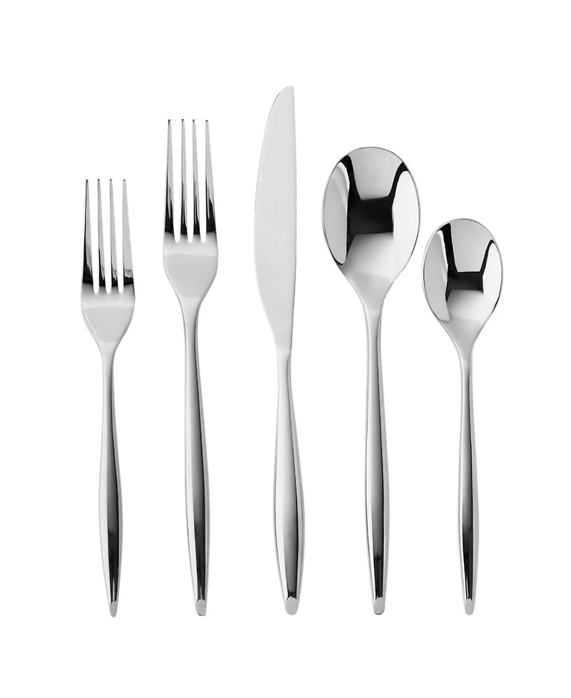 Godinger Milano Mirror 20 Piece Flatware Set, Service for 4