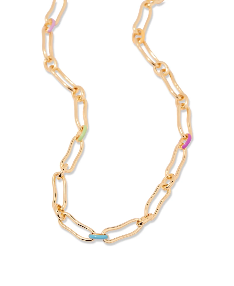 brook & york Gold-Tone Plated Del Mar Chain Necklace