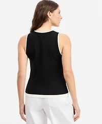 On 34th Women's Micro Rib Faux-Layered Tank Top, Macy's Exclusive