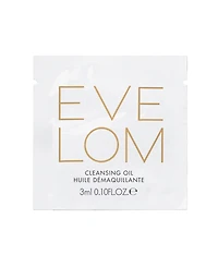 Free Cleansing Oil Sachet with every $75 Eve Lom Purchase.