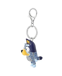 Bluey Bag Charm Pave Crystal, Official License Charm Keychain with Lobster Clip
