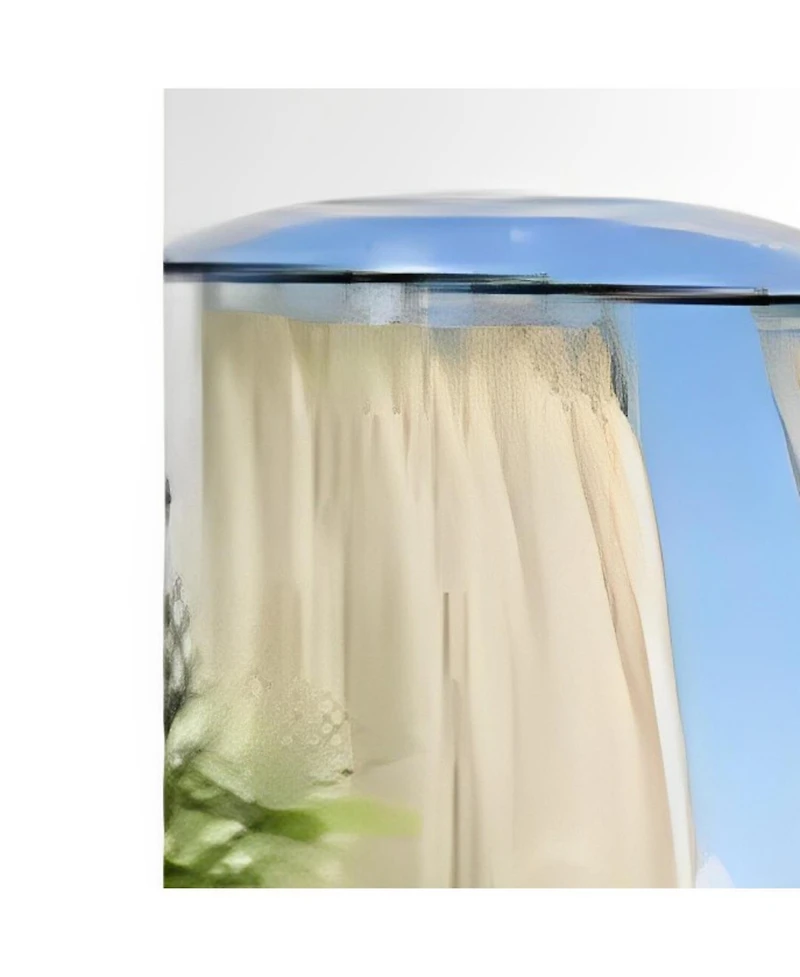 Outdoor Decor Escape Hook and Loop Sheer Tab Panel 54 Inches Wide by 96 Inches Long Mushroom