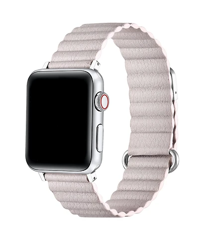 Posh Tech Dakota Faux Leather Band for Apple Watch