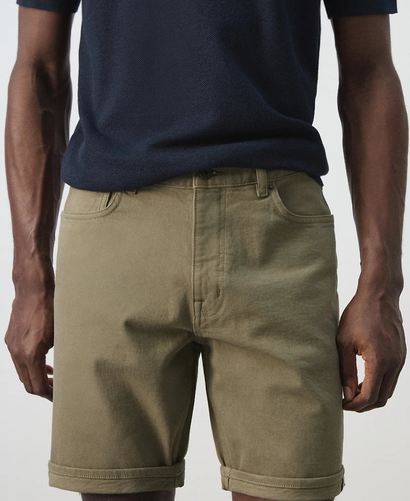 Mango Men's Slim-Fit Denim 9.45" Bermuda Shorts