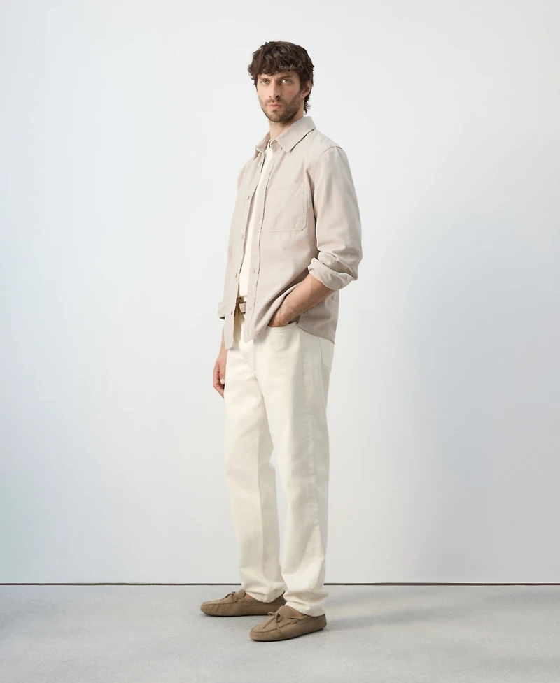 Mango Men's Pockets Overshirt