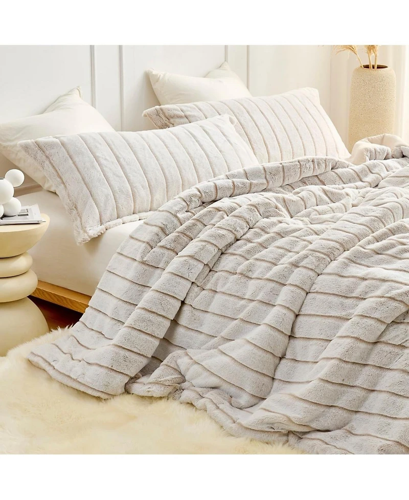 Better Than Anesthesia - Coma Inducer Oversized Comforter Set - Ancient Scroll , Blue , Queen