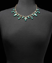Anne Klein Stone Beaded Statement Necklace, 16" + 3" extender