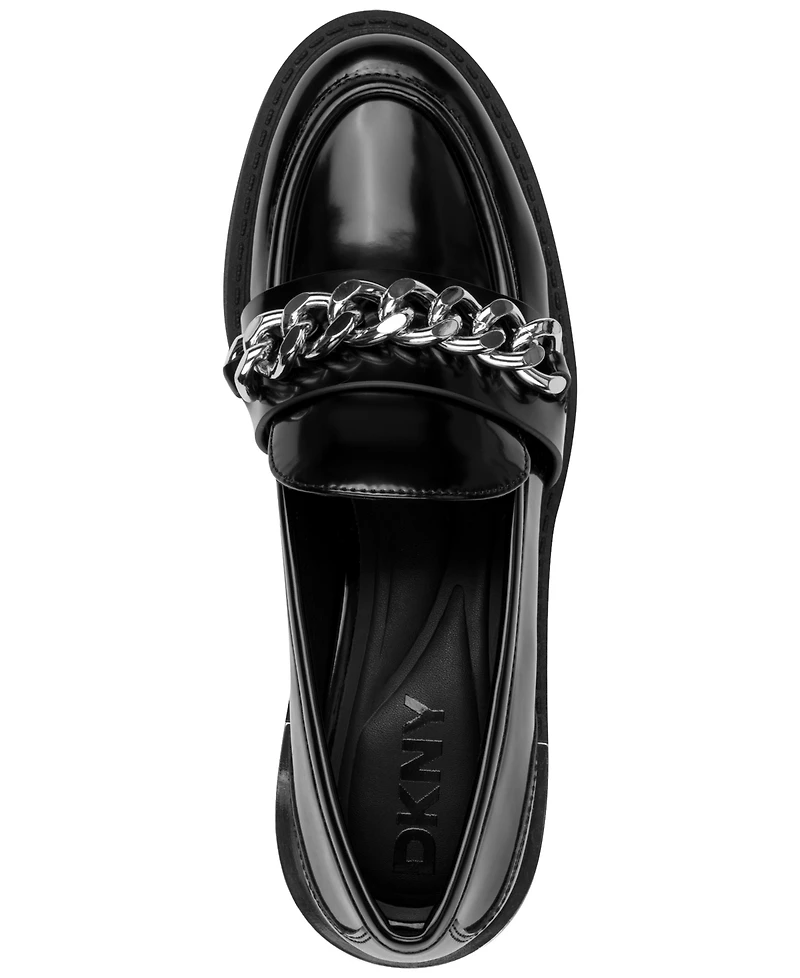 Dkny Women's Ryleigh W/ Chain Slip On Loafers