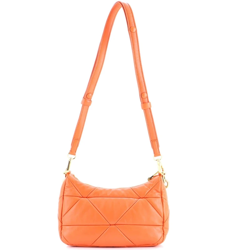 Pre-Owned Prada System Convertible Shoulder Bag Quilted Nappa Leather