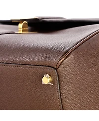 Pre-Owned Celine Medium 16 Top Handle Bag Grained Calfskin