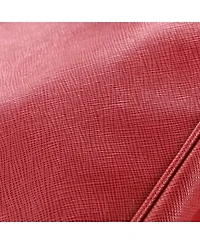 Pre-Owned Prada Large Double Zip Lux Tote Saffiano Leather