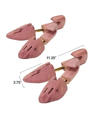 Household Essentials Men s Cedar Shoe Trees, 2 Pairs Cedar Shoe Trees for Fresh Footwear, Tension-Loaded, Fits Sizes 10 to 13