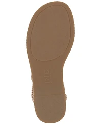 I.n.c. International Concepts Women's Marva Rope Lace-Up Flat Sandals, Macy's Exclusive