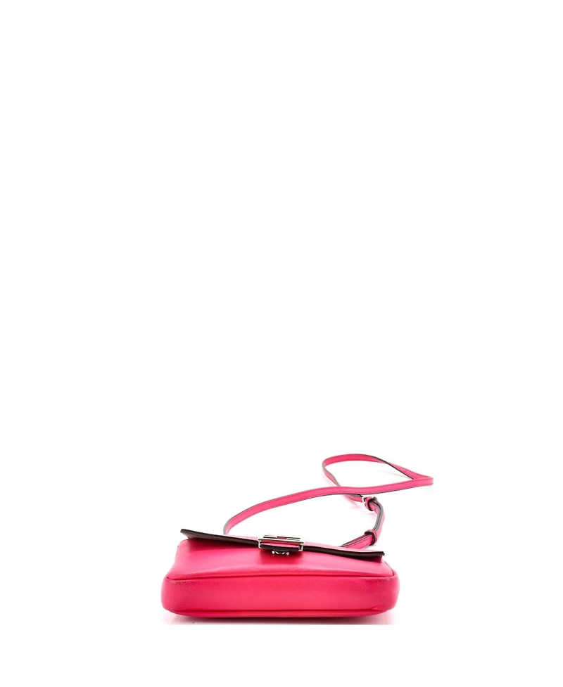 Pre-Owned Fendi Micro Baguette Bag Leather