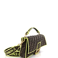 Pre-Owned Fendi Large Baguette Nm Bag Zucca Canvas