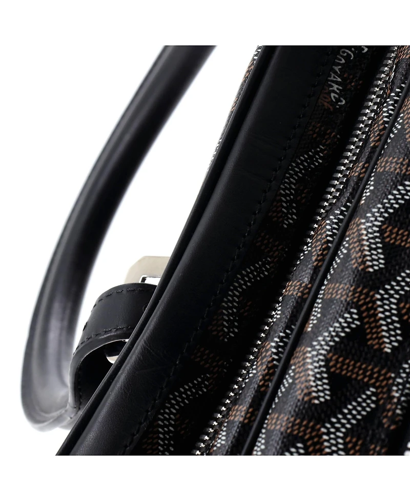 Pre-Owned Goyard Mm Ambassade Briefcase Coated Canvas