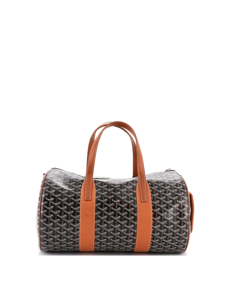 Pre-Owned Goyard 40 Barrel Sport Duffle Bag Coated Canvas