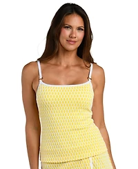 La Blanca Women's Prep & Paddle Scoop Neck Underwire Tankini Top