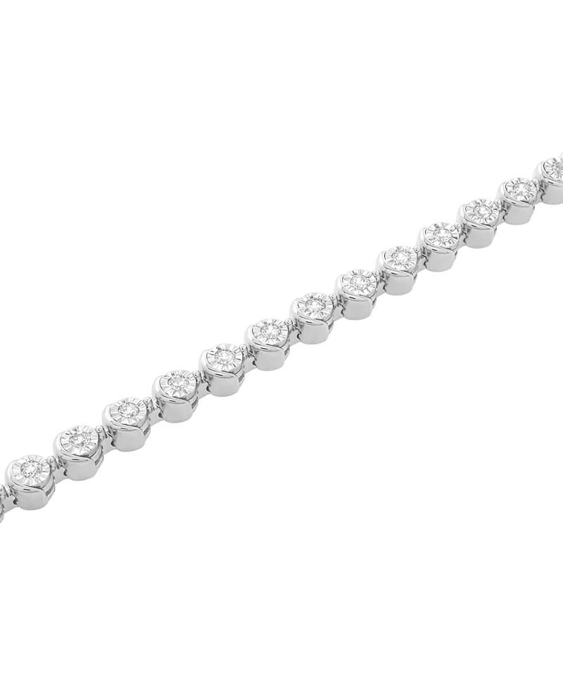 Macy's Diamond Link Bracelet (1/2 ct. t.w.) in Sterling Silver