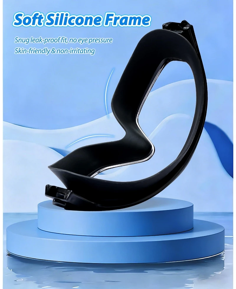 Gnuadz Swimming Goggles Anti-fog Ear Plugs Nose Clip