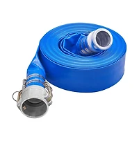 Sugift 2 Inches x 50 Feet Pool Drain Hose, Backwash Hose Clamps Included