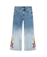 Desigual Women's Embroidered culotte jeans
