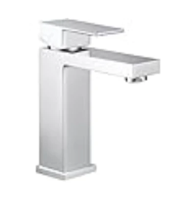 Phying Chrome Bathroom Sink Faucet Single Hole Bathroom Faucets Single Handle for Modern Washroom Vanity Rv Farmhouse Sink cUPC Certified Lead-Free