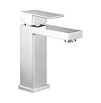 Phying Chrome Bathroom Sink Faucet Single Hole Bathroom Faucets Single Handle for Modern Washroom Vanity Rv Farmhouse Sink cUPC Certified Lead-Free
