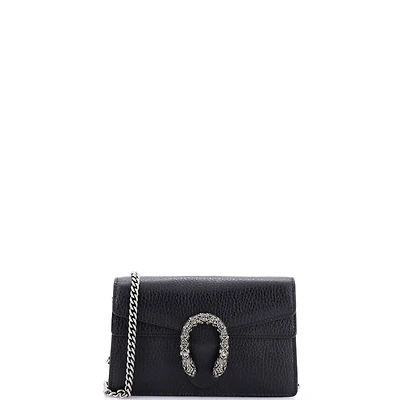 Pre-Owned Gucci Super Mini Dionysus Bag Leather