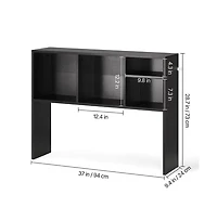 Sugift 1 Tier Desktop Bookshelf in Office Storage Organizer