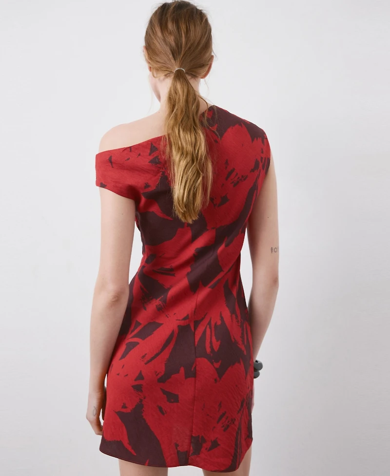 Mango Women's Short Patterned Dress