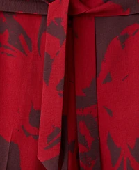 Mango Women's Printed Asymmetrical Jumpsuit
