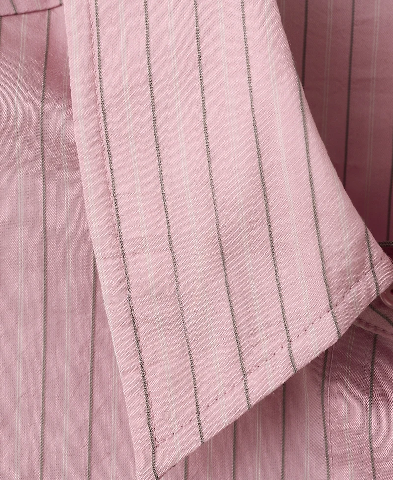 Mango Women's Lyocell Striped Shirt