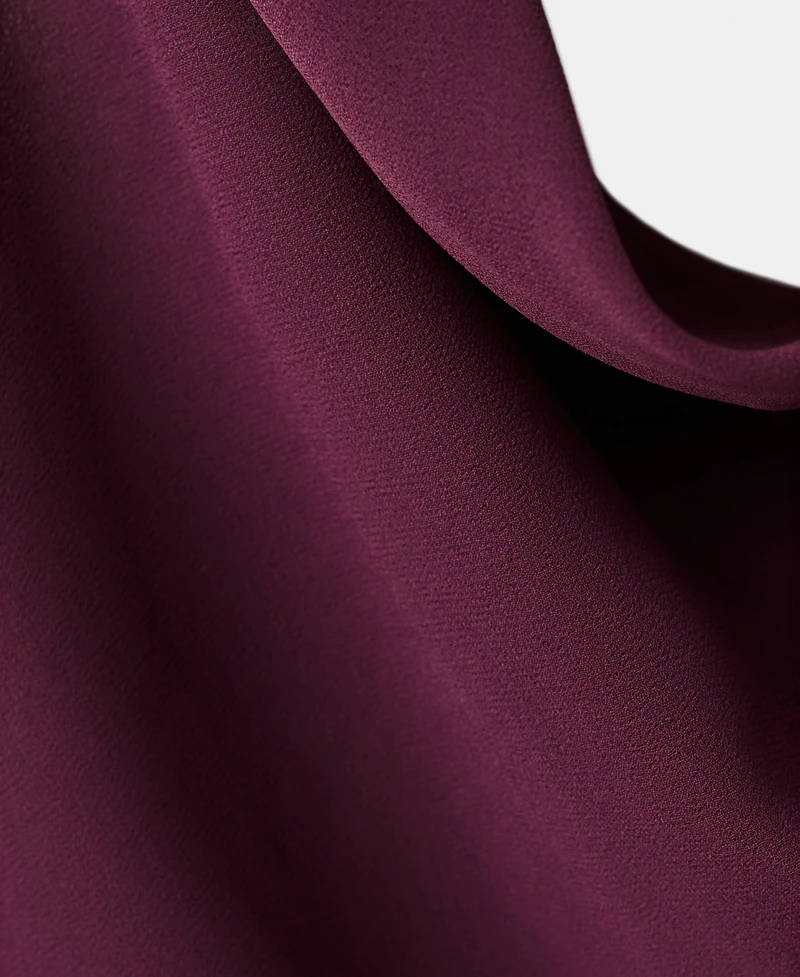 Mango Women's Draped-Neck Scarf Top