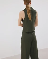 Mango Women's Straps And Bows Shirt