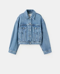 Mango Women's Pockets Denim Jacket