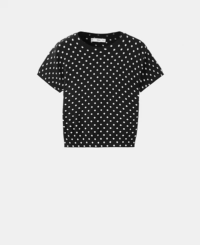 Mango Women's Polka-Dot Knitted Sweater