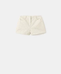 Mango Women's Polka-Dot Cotton Shorts