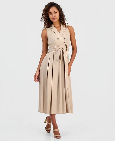 Anne Klein Women's Sleeveless Trench Dress