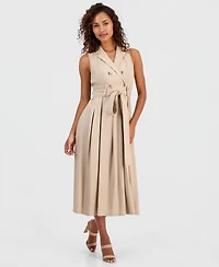 Anne Klein Women's Sleeveless Trench Dress