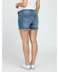 Motherhood Maternity Under the Belly Cut Off Denim Short